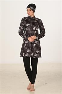 Tam Kapalı Likralı Tesettür Mayo 3417