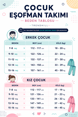 Unisex Çocuk Pamuklu Kapüşonlu Eşofman Takımı 26109 -Gri Melanj