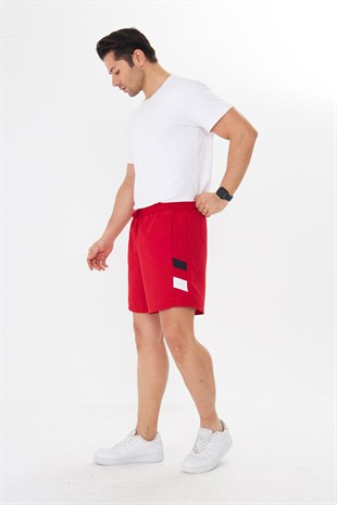 Erkek Micro Deniz Şortu Kırmızı-3286