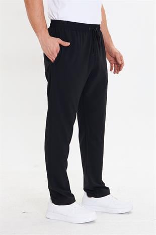 Erkek StretchFit Esnek Eşofman Altı Siyah 2660-S