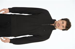Erkek Supersoft Yarım fermuar Yakalı Selanik Kumaş Sweatshirt 5237-Ka
