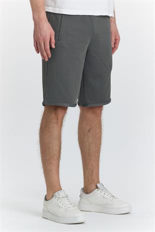 Erkek Polycotton Şort Haki 6050-H 