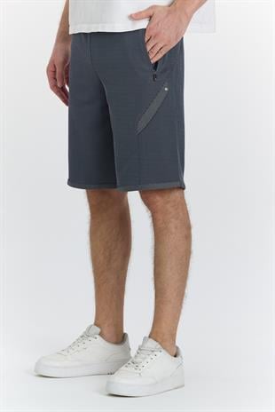 Erkek Polycotton Şort Lacivert 6050-L