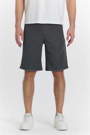 Erkek Polycotton Şort Siyah 6050-S