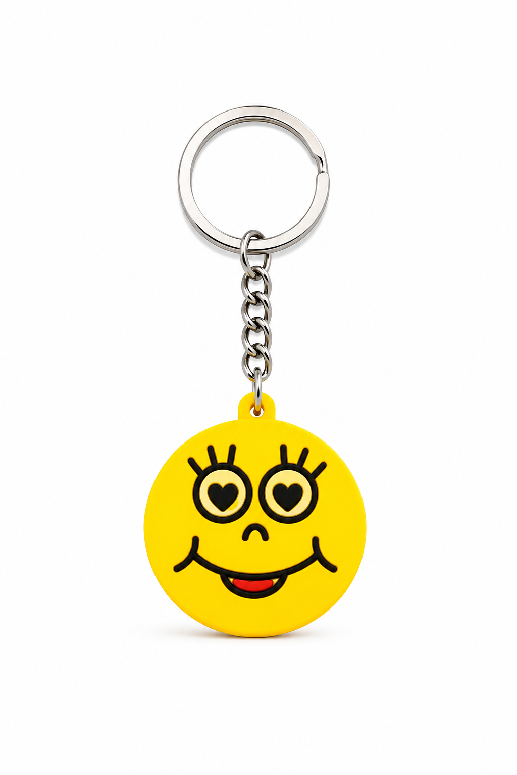Emoji Silikon Anahtarlık - Sarı Karakter