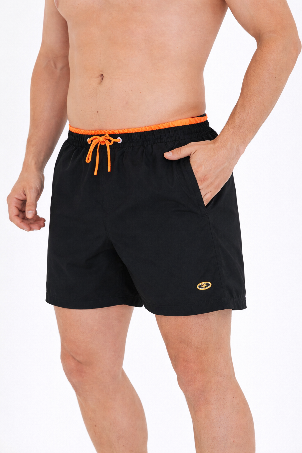 Erkek Deniz Şort Mayo Siyah 3270-S