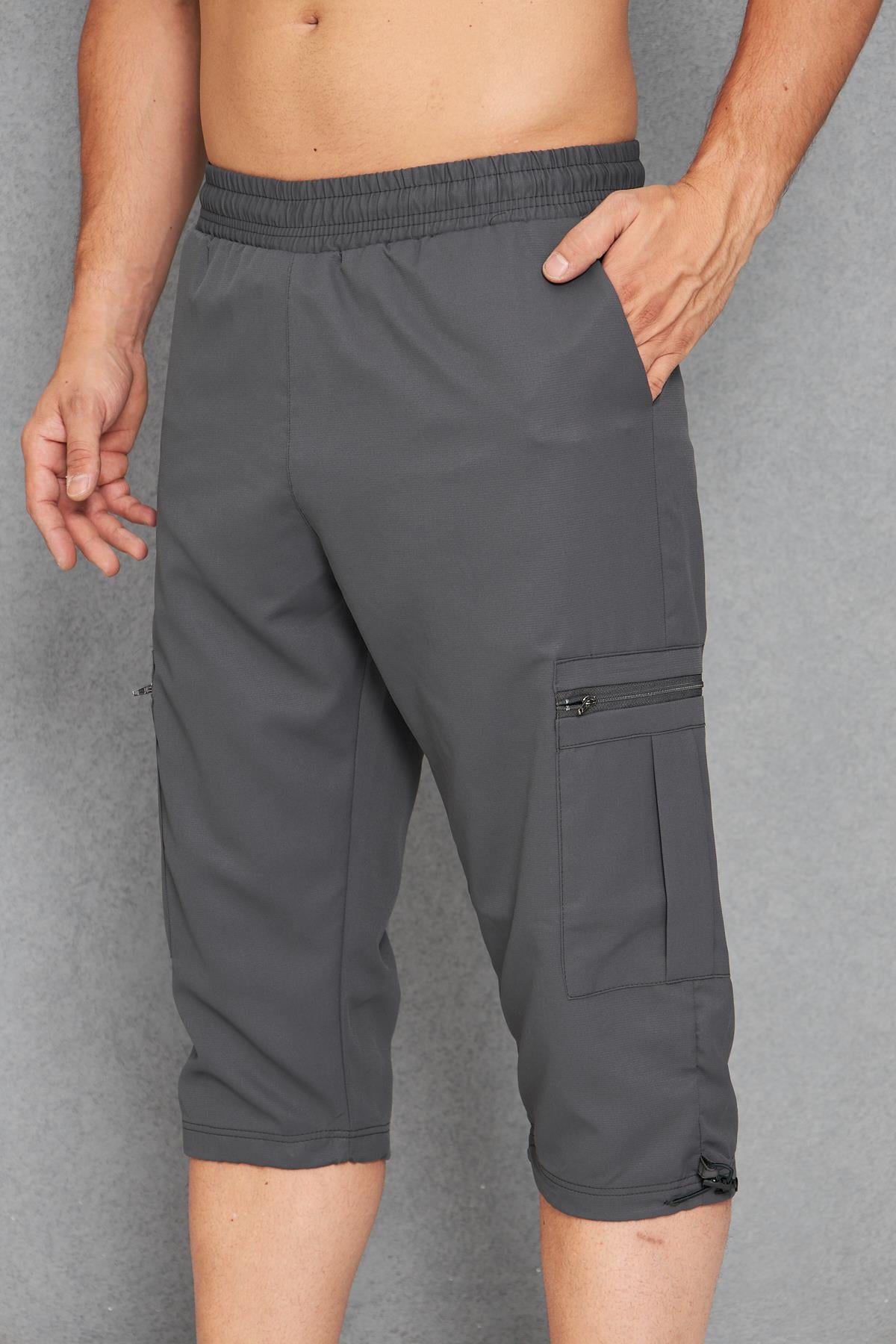 Erkek Kargo Cepli Micro Deniz Kapri Antrasit 2665-A