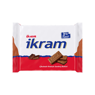 Ülker İkram Çikolata Kremalı 3Lü 252 Gr