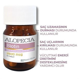 Dermo Clean Alopecia Biotin 2500Mcg 60 Tablet