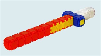 100 Parça Flexy Tangles - Plastik Kapta