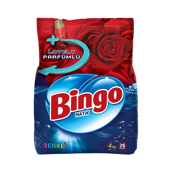 Bingo Matik Eko Renkli Çamaşır Deterjanı 4 KGÇamaşır DeterjanıBingoBB-002.001.089