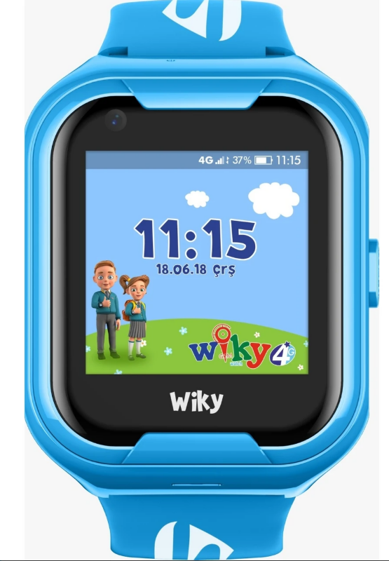 Wiky Watch 4G Görüntülü Konuşma Mavi Akıllı Çocuk Saati