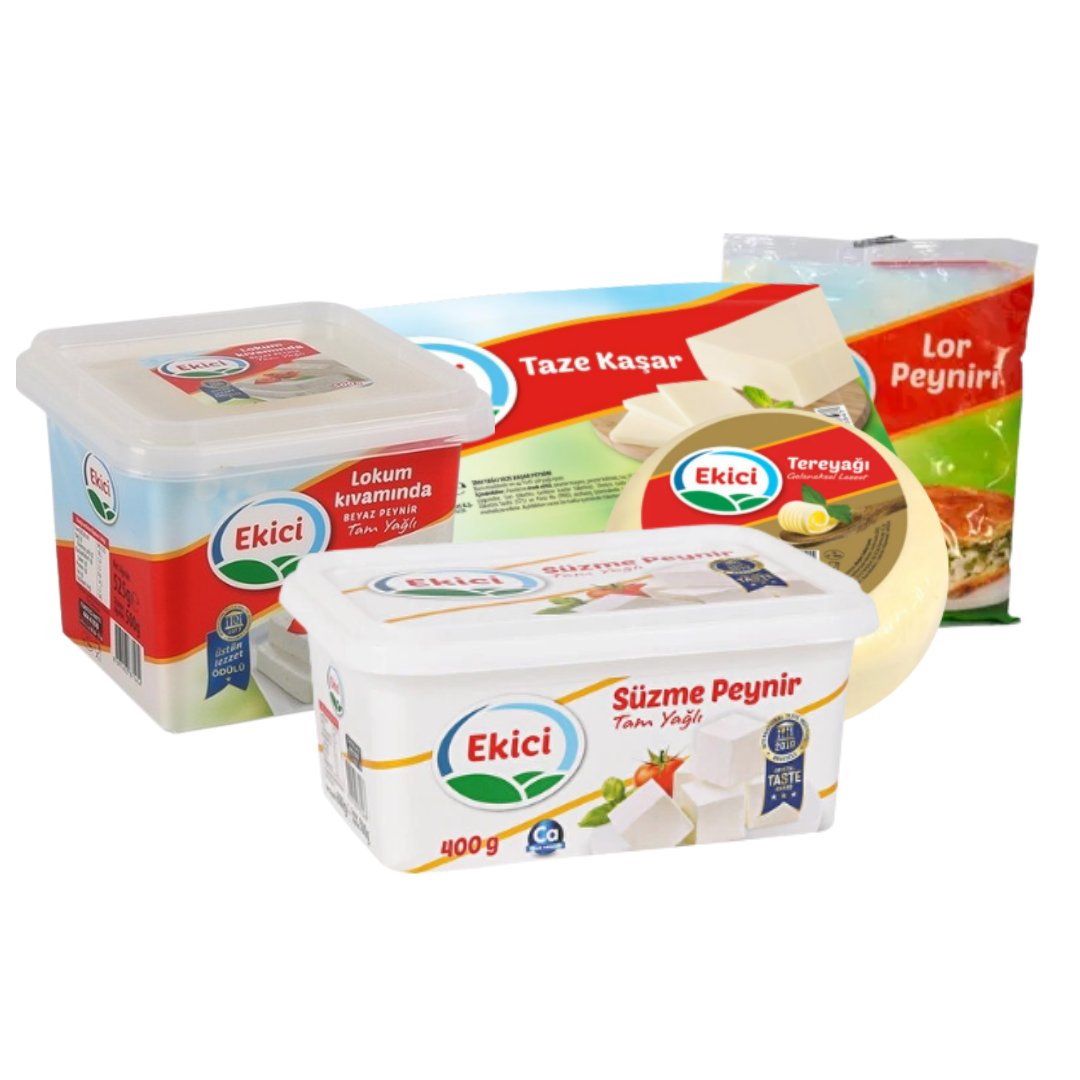 Kahvaltılık Set 3 – Beyaz Peynir, Süzme Peynir, Lor, Kaşar, Tereyağı