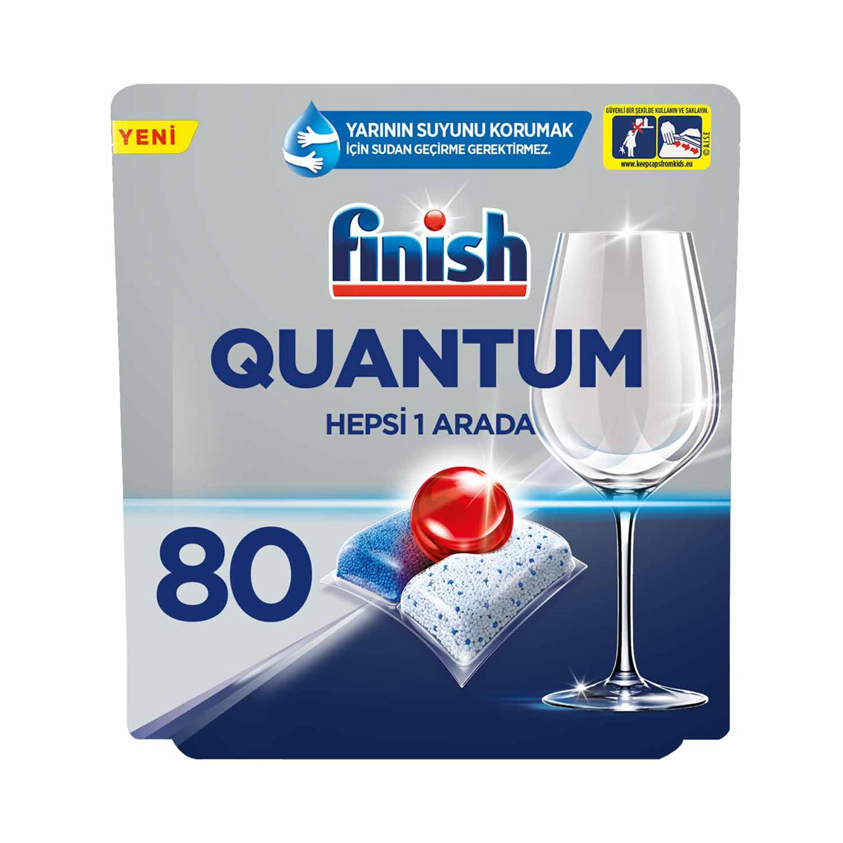 Finish Quantum 80 Tablet Bulaşık Makinesi Tableti