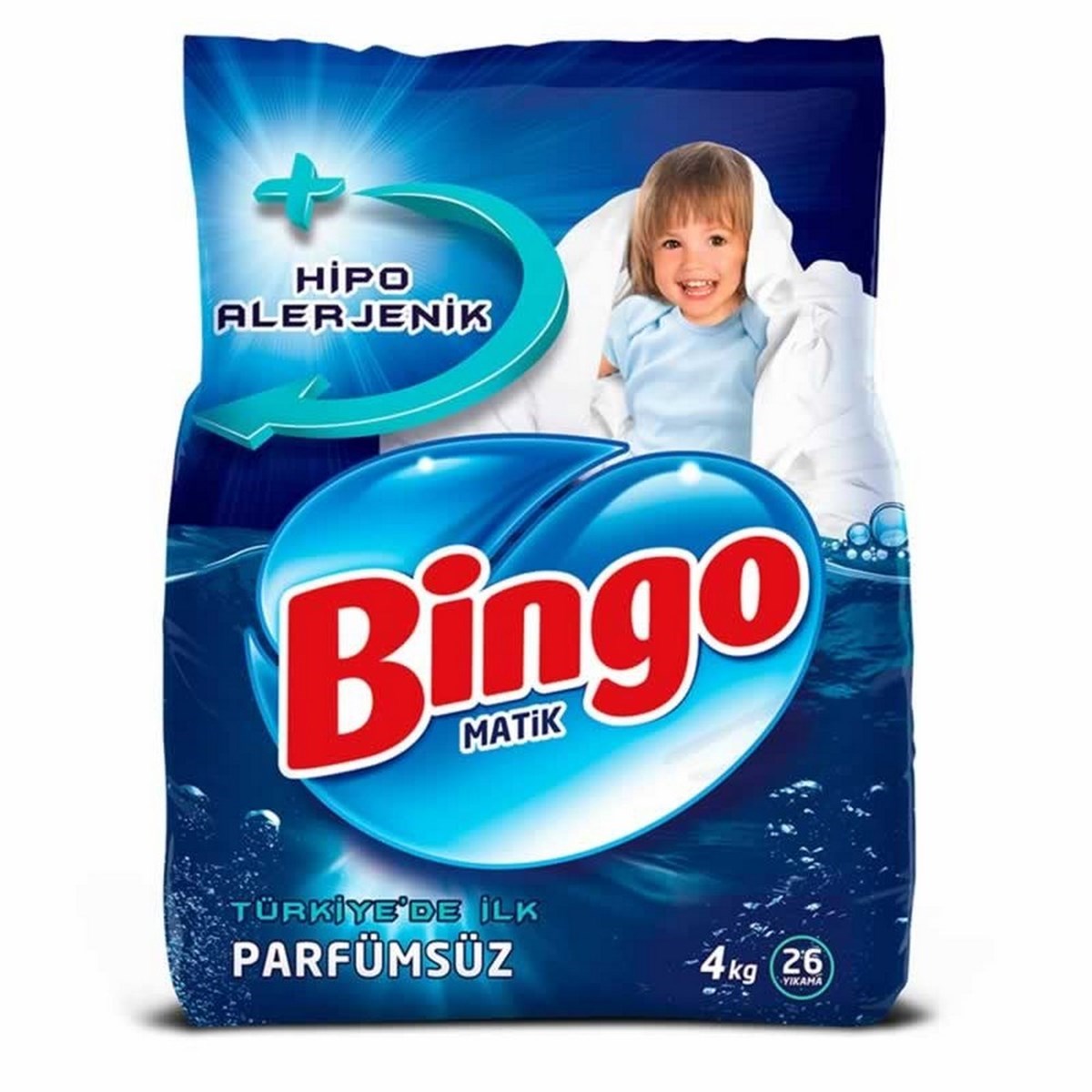 Bingo Matik Eko Parfümsüz Çamaşır Deterjanı 4 KG