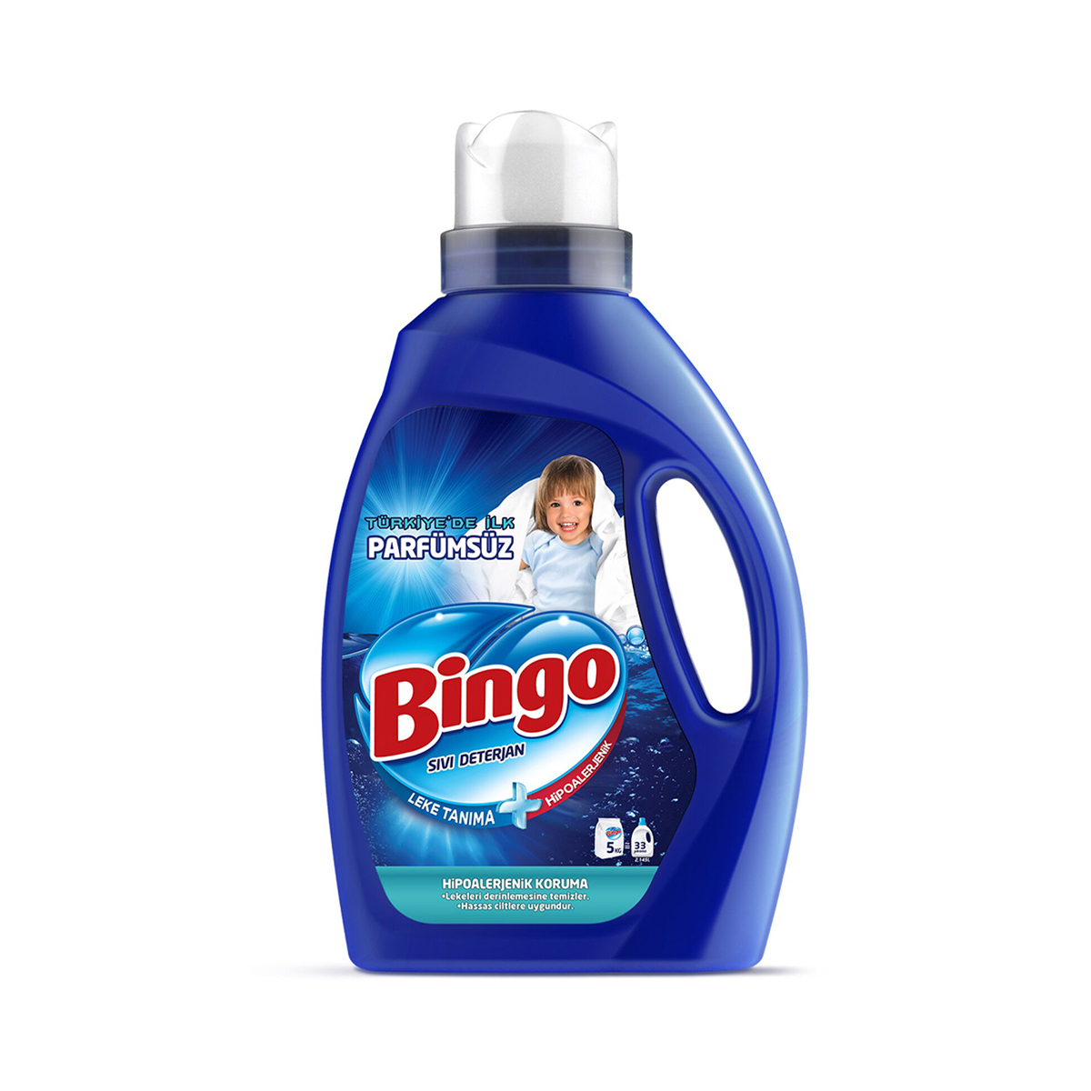 Bingo Sıvı Deterjan Parfümsüz 2145 ML