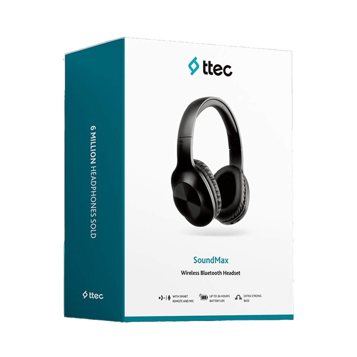 Ttec SoundMax Kulaküstü Kablosuz Bluetooth Kulaklık Siyah (2KM117S)