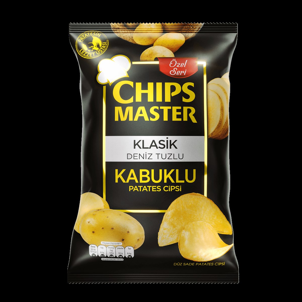 Chips Master Super Plus Klasik Kabuklu 104 Gr
