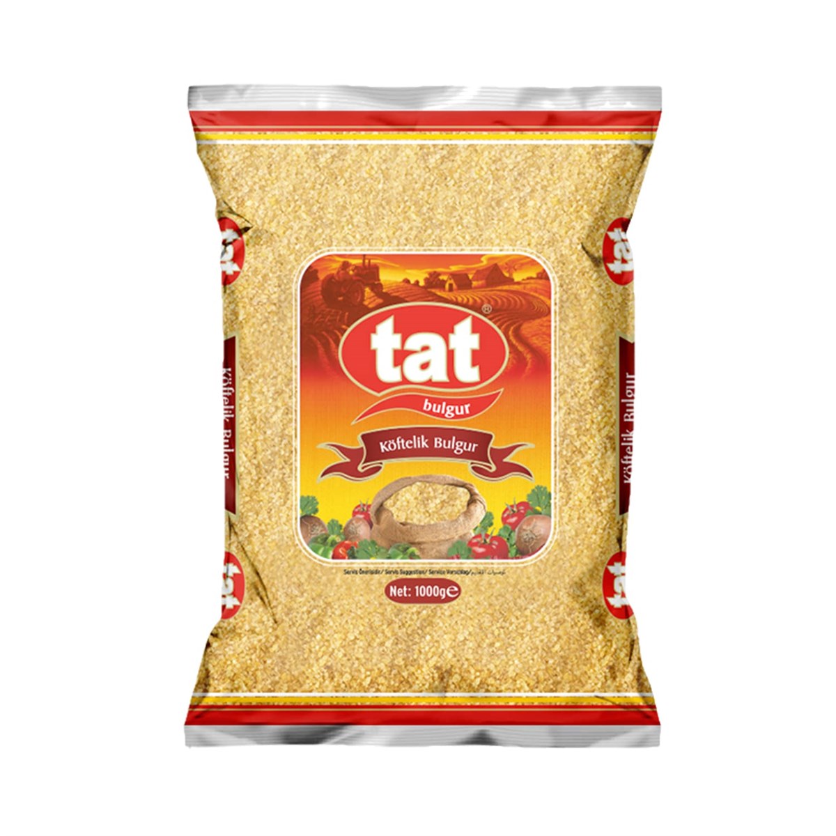 Tat Bakliyat Köftelik Bulgur (1 kg)