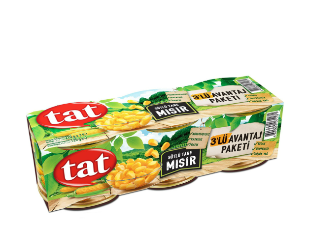 Tat Konserve Mısır 3x210 Gr