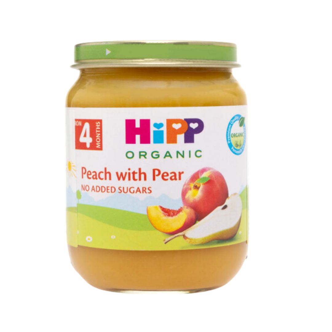 HiPP Organik Armutlu Şeftali Püresi 125 Gr