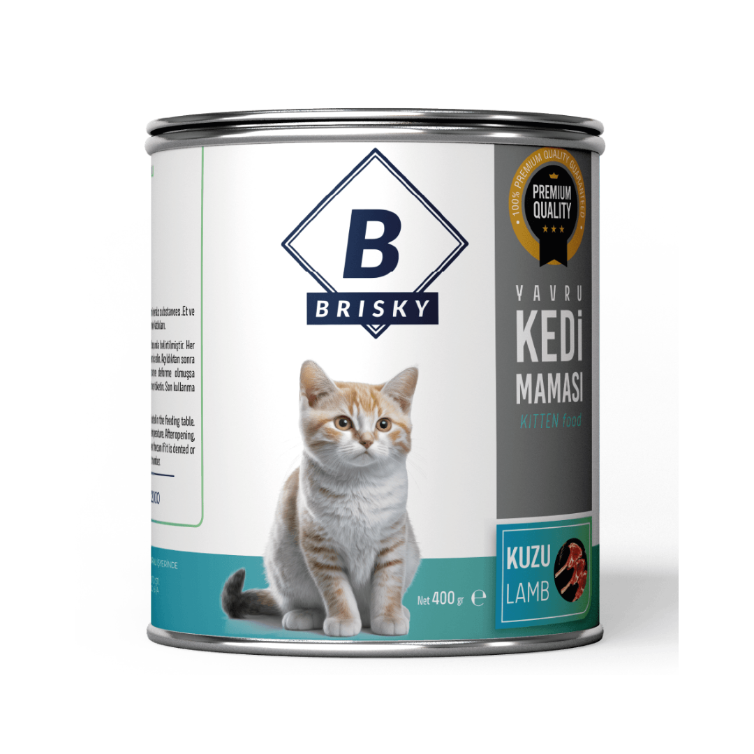 Brısky Yavru Kuzu Etli Konserve Yaş Mama 400 Gr