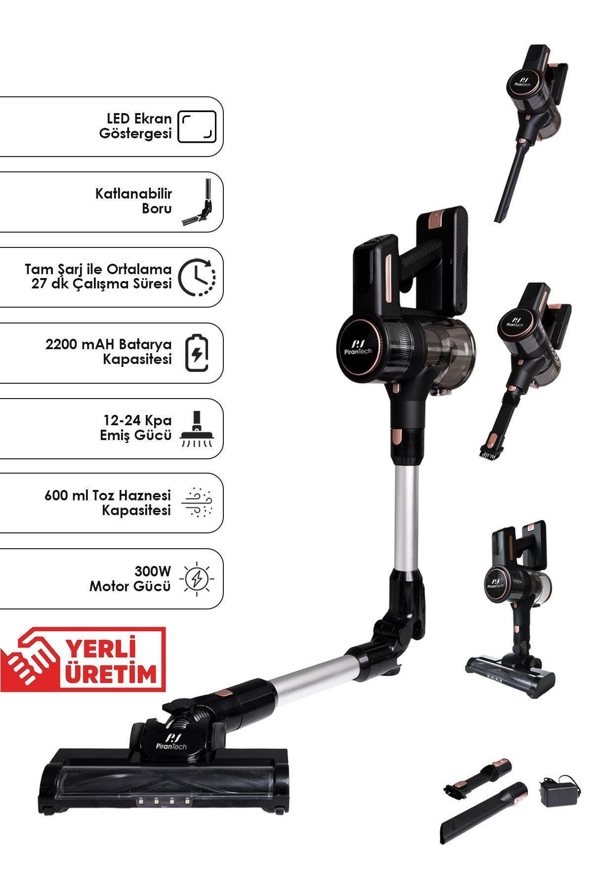 Pirantech ES411 Şarjlı Dikey Süpürge