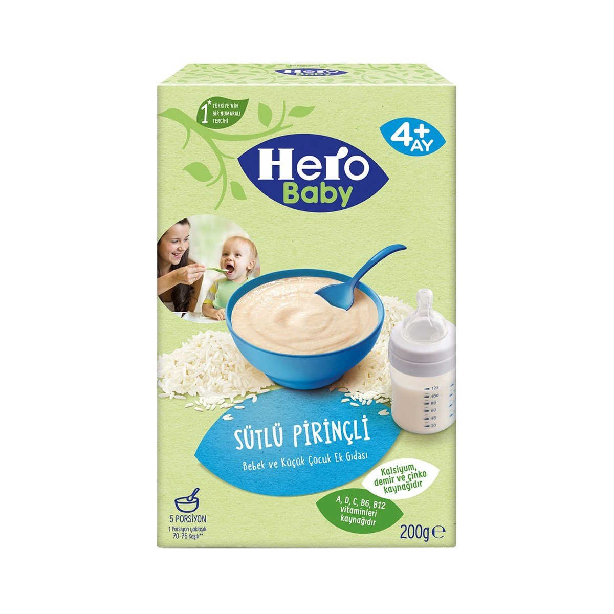 Hero Baby Sütlü Pirinçli Kaşık Maması (200 g)