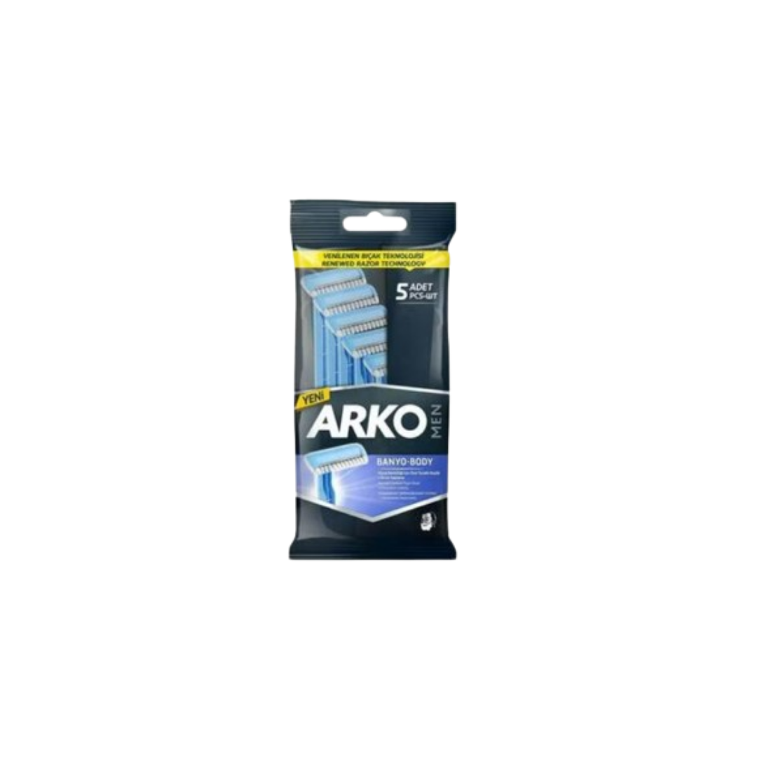 Arko Men Banyo Tıraş Bıçağı Banyo 5Li