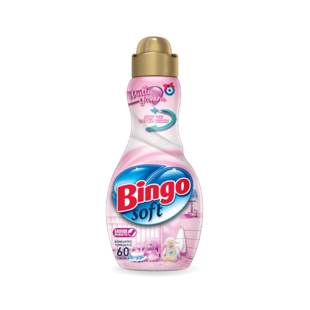 Bingo Soft Konsantre Çamaşır Yumuşatıcı Mutlu Yuvam 1440 ml