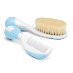 Chicco Bebek Yumuşak Fırça Tarak Seti 0 Ay+ MaviBebek & Çocuk BakımıChiccoCC-001.003.155