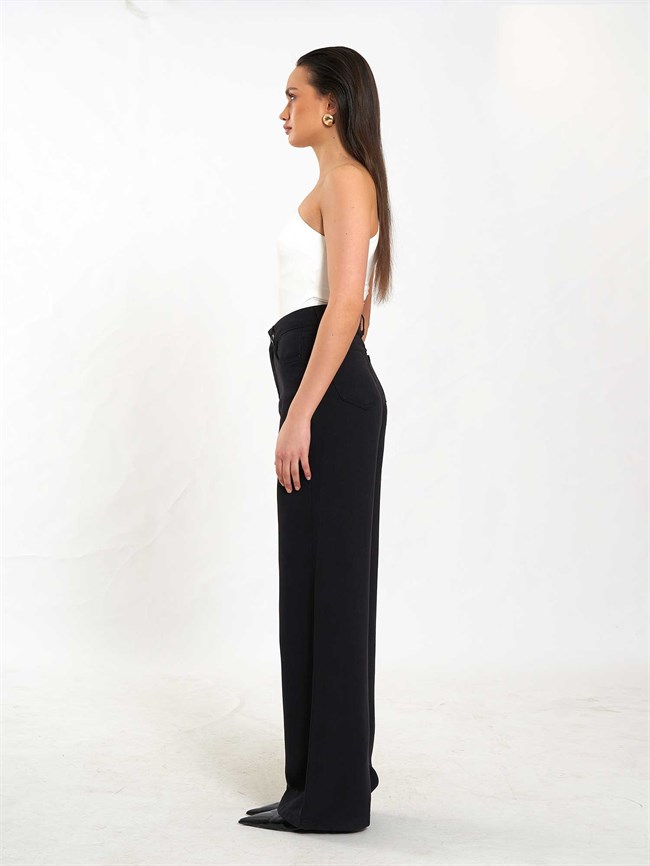 071897 Tokalı Tek Omuz BodySuit Ekru