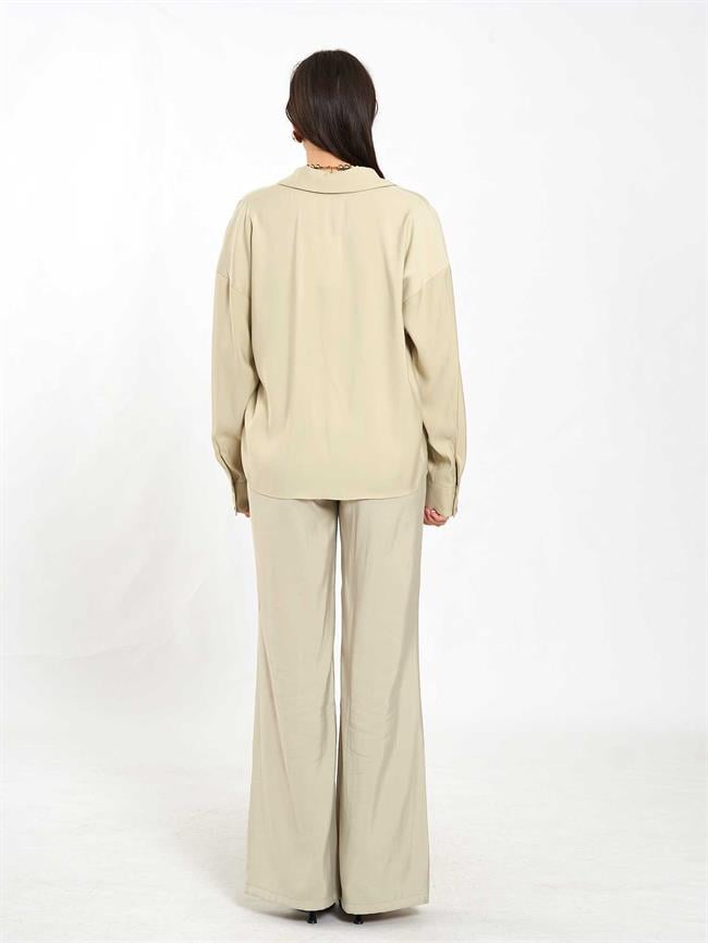 080798 Basic Gömlek Açık Yeşil