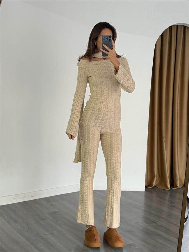 Atkılı Triko Takım 4670 Taş