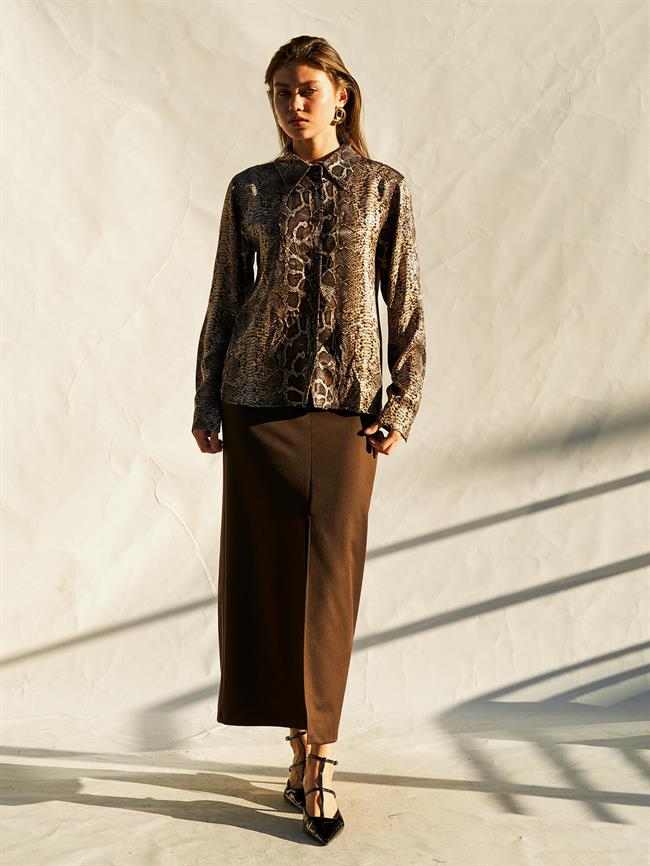 Basic Gömlek 080735 Siyah