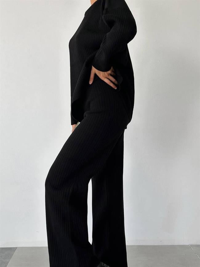 Bisiklet Yaka Fitilli Takım 4004 Siyah