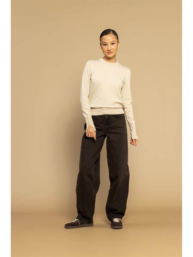 Bisiklet Yaka Triko 4690 Taş