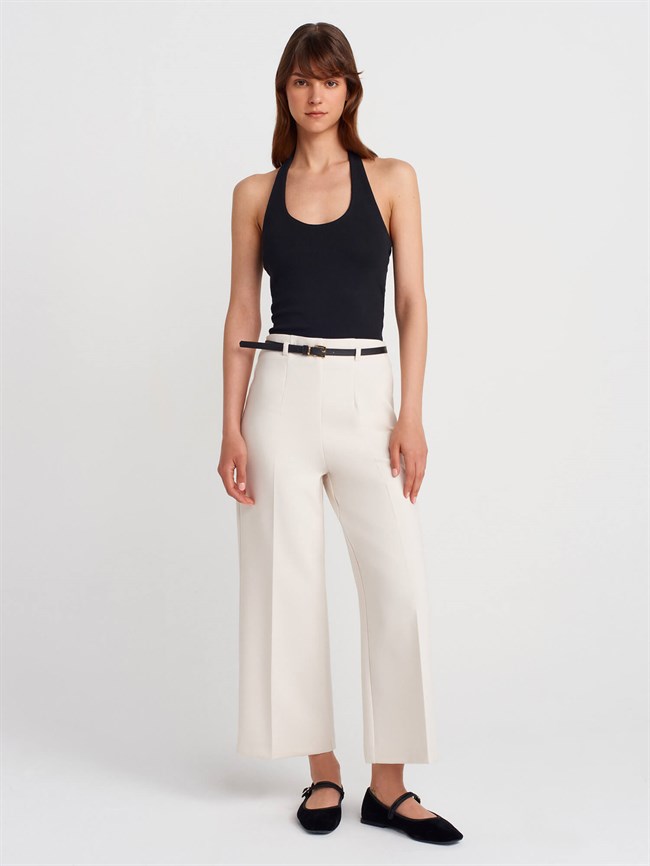 Boyundan Askılı Halter Yaka Badi 21052 Siyah