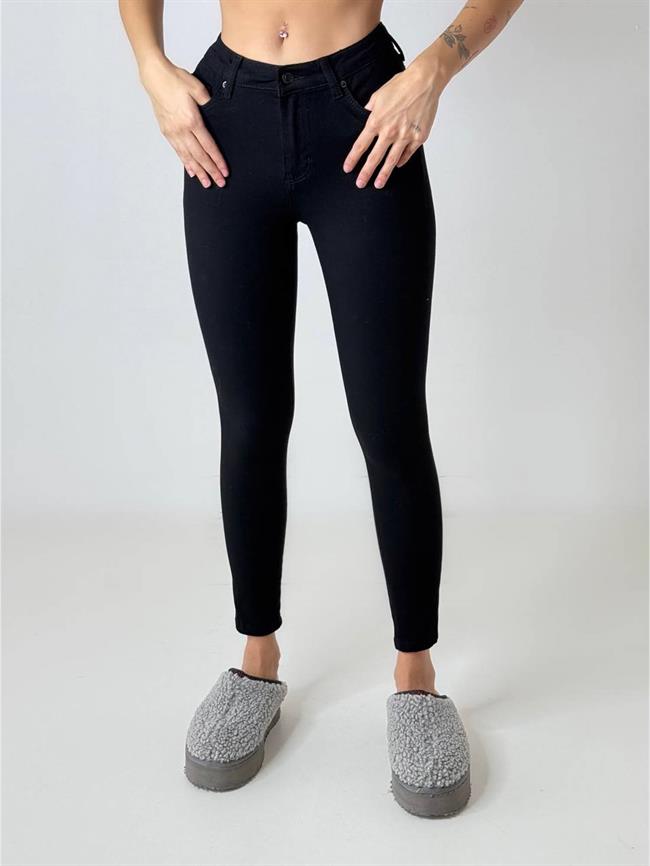 Dar Paça Pantolon 7846 Siyah