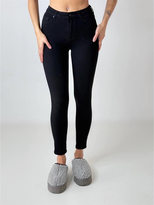 Dar Paça Pantolon 7846 Siyah