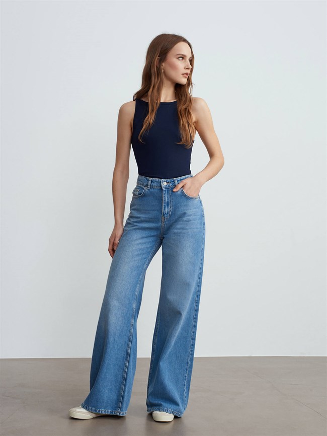 Geniş Yaka Atlet 21048 Lacivert