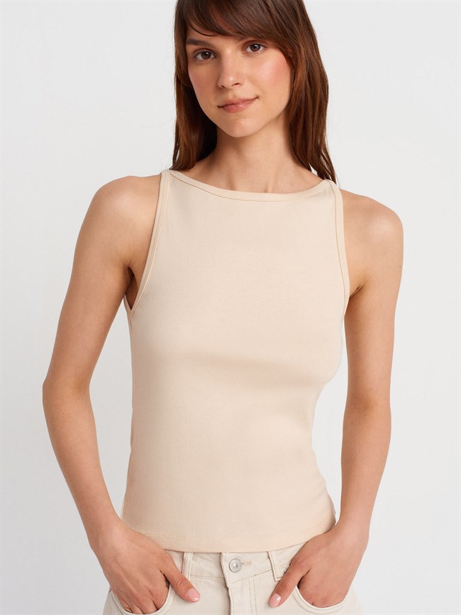 Geniş Yaka Atlet 21048 Taş