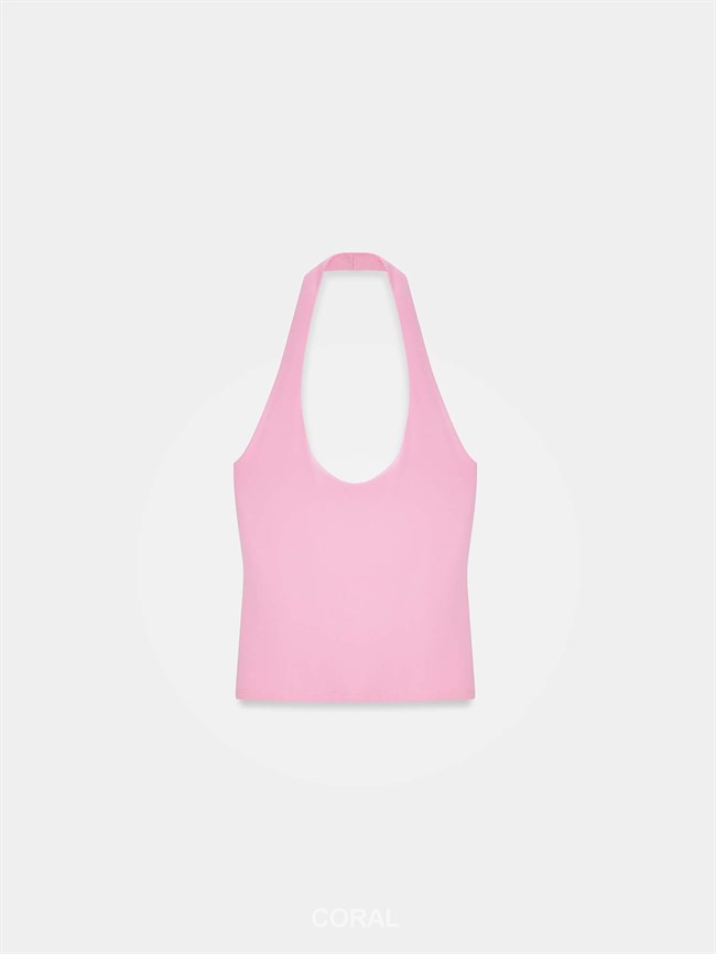 Halter Yaka Badi 32726 Pembe
