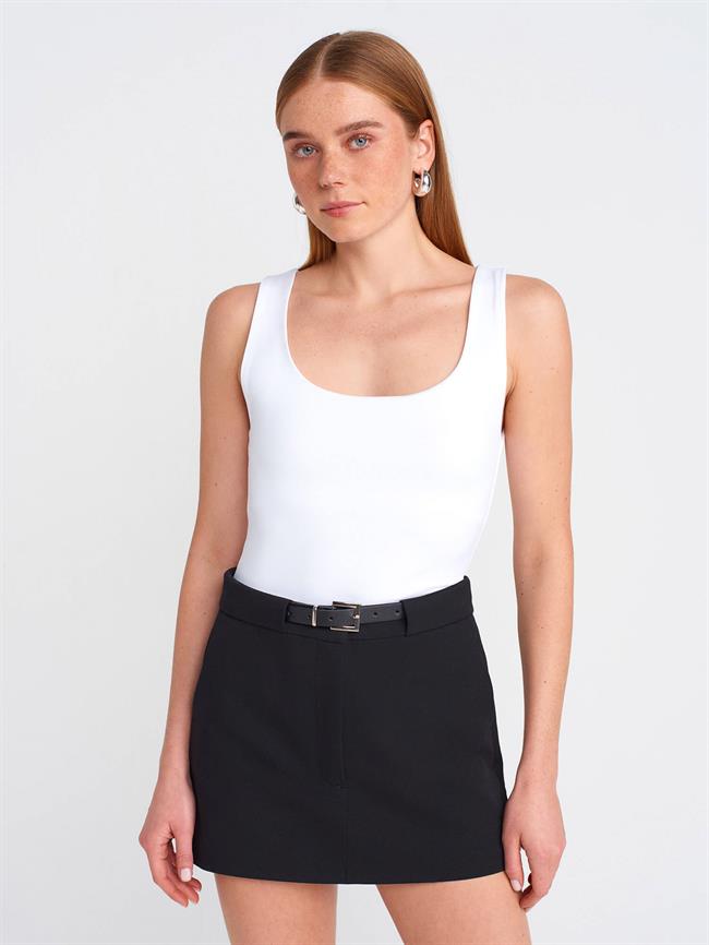 Kalın Askılı Atlet 20977 Beyaz