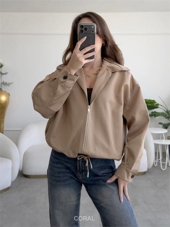 Kareli Astarlı Kapüşonlu Ceket 38218 Camel