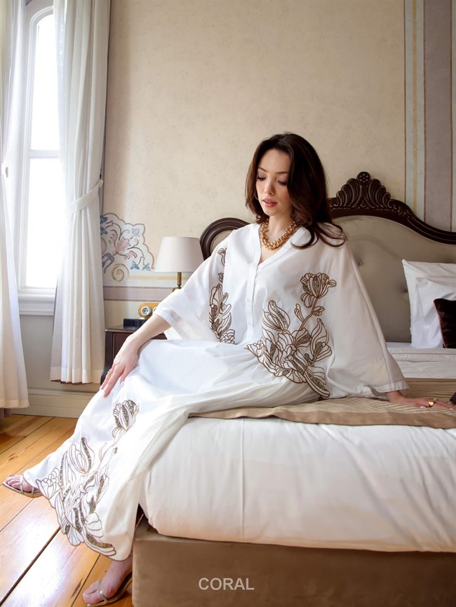 Pul İşlemeli Etekli Takım 39312 Ekru