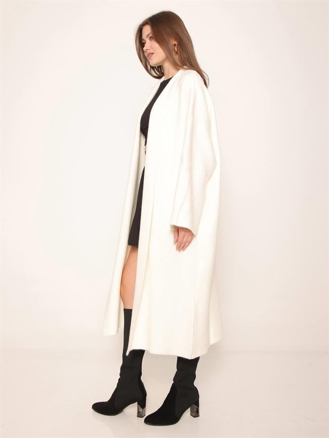 Salaş Triko Hırka 91828 Ekru