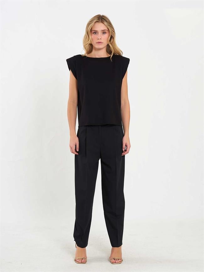 Vatkalı Bluz 071845 Siyah