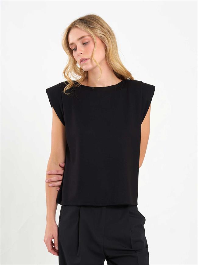Vatkalı Bluz 071845 Siyah