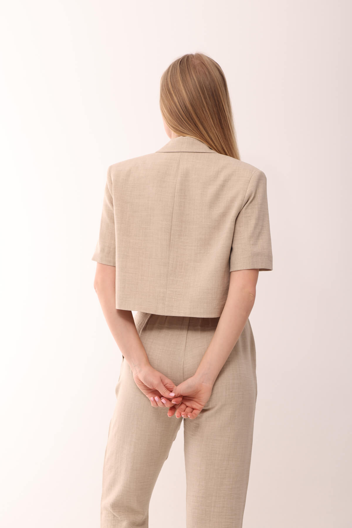 Coral short jacket top